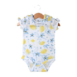 NEW WHITE LEMON PRINTED ROMPER FOR GIRLS