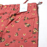 NEW SUMMER BLUSH PINK FLOWER PRINTED UNISEX SHORTS