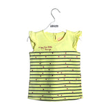 YELLOW STRIPES  PRINTED T-SHIRT - Expo City