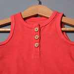 Load image into Gallery viewer, BLUSH PINK SLEEVE LESS PLAIN ROMPER FOR BOYS
