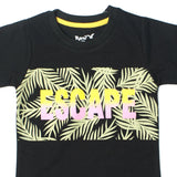 Black Escape Printed T-shirt - Expo City