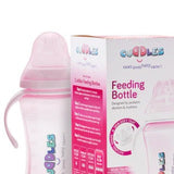 Cuddles 330 ml/11oz | Baby Feeding Bottle Pink Color