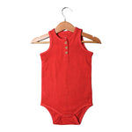 Load image into Gallery viewer, BLUSH PINK SLEEVE LESS PLAIN ROMPER FOR BOYS
