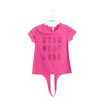 Load image into Gallery viewer, Blush Pink Cactus &amp; Plants Printed T-shirt Top for Girls - Expo City
