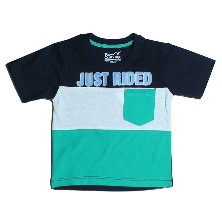 JUST RIDED PRINTED T-SHIRT FOR BOYS