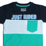 JUST RIDED PRINTED T-SHIRT FOR BOYS