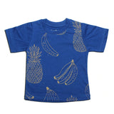 NAVY BLUE FRUITS PRINTED T-SHIRT
