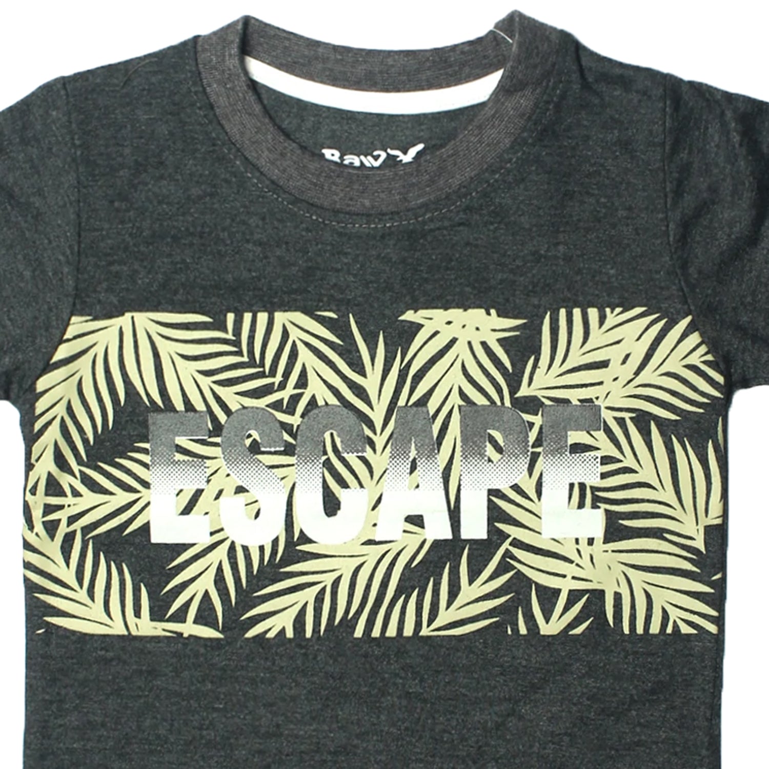 Black Palm Trees  Printed T-shirt Secondary image