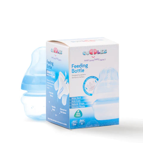 Cuddles 60 ml/2oz | Baby Feeding Bottle Blue Color Main image