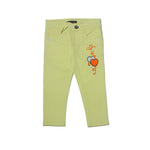 Load image into Gallery viewer, NEW LIME HEART EMBROIDED PANTS FOR GIRLS
