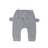 NEW GREY TEDDY FACE PRINTED WITH POCKETS TROUSER