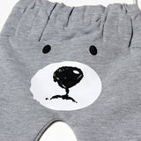 NEW GREY TEDDY FACE PRINTED WITH POCKETS TROUSER