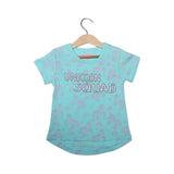 NEW SKY BLUE UNICORN SQUAD PRINTED T-SHIRT TOP FOR GIRLS
