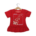 Load image into Gallery viewer, NEW RED RISING STARS PRINTED T-SHIRT TOP FOR GIRLS
