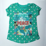 Green Polka Dot Printed T-Shirt - Expo City