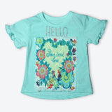 Light Blue Your Text Printed T-Shirt - Expo City