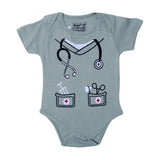 NEW MULTI COLOR STETHOSCOPE PRINTED ROMPERS