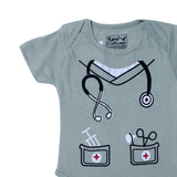 NEW MULTI COLOR STETHOSCOPE PRINTED ROMPERS