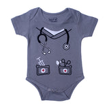NEW MULTI COLOR STETHOSCOPE PRINTED ROMPERS