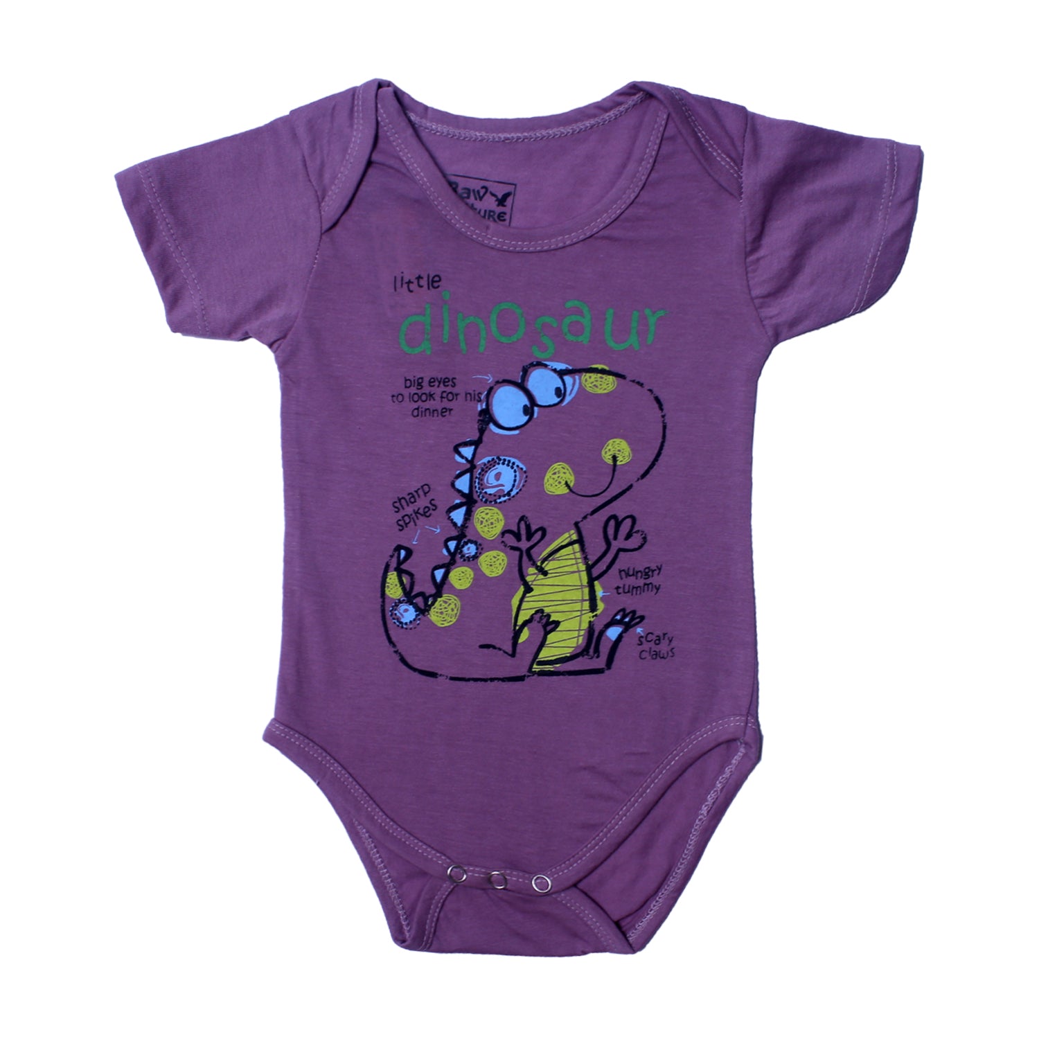 NEW MULTI COLOR LITTLE DINOSAUR PRINTED ROMPERS
