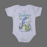 NEW MULTI COLOR LITTLE DINOSAUR PRINTED ROMPERS