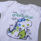 NEW MULTI COLOR LITTLE DINOSAUR PRINTED ROMPERS