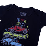 NEW MULTI COLOR VROOM CARS PRINTED ROMPERS