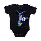 NEW MULTI COLOR MICKEY WITH TIE PRINTED ROMPERS