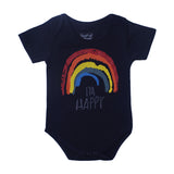 NEW MULTI COLOR RAINBOW PRINTED ROMPERS