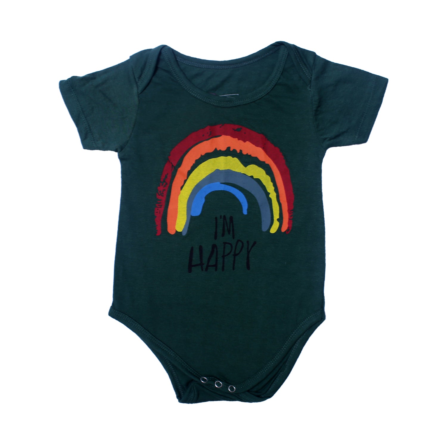 NEW MULTI COLOR RAINBOW PRINTED ROMPERS Secondary image