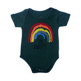 NEW MULTI COLOR RAINBOW PRINTED ROMPERS