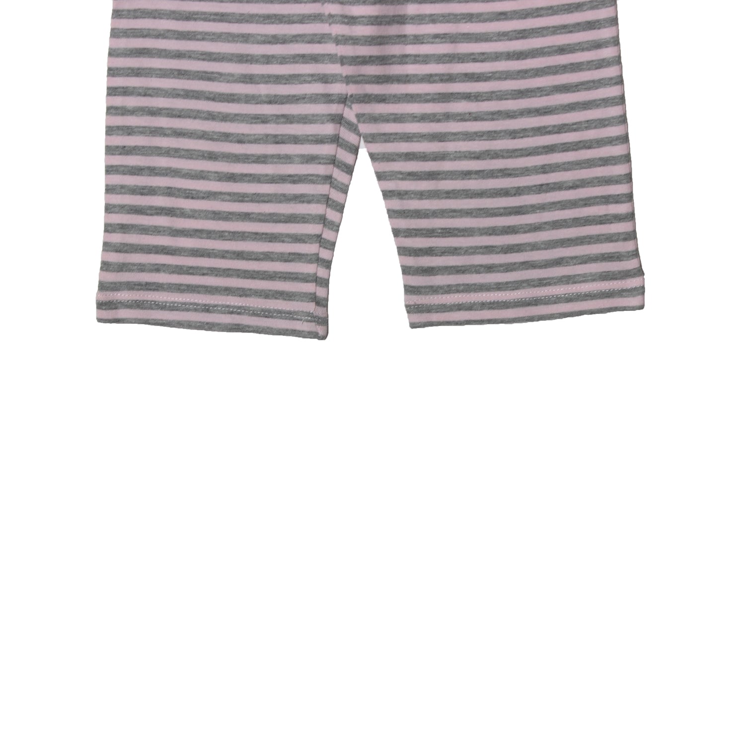 NEW BABY PINK WITH GREY STRIPES PAJAMA FOR GIRLS