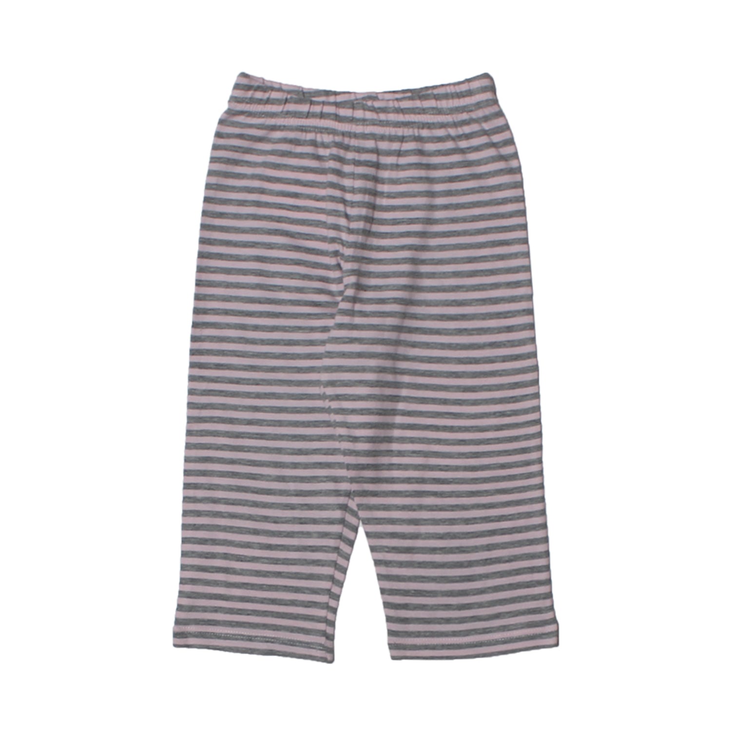 NEW BABY PINK WITH GREY STRIPES PAJAMA FOR GIRLS Secondary image