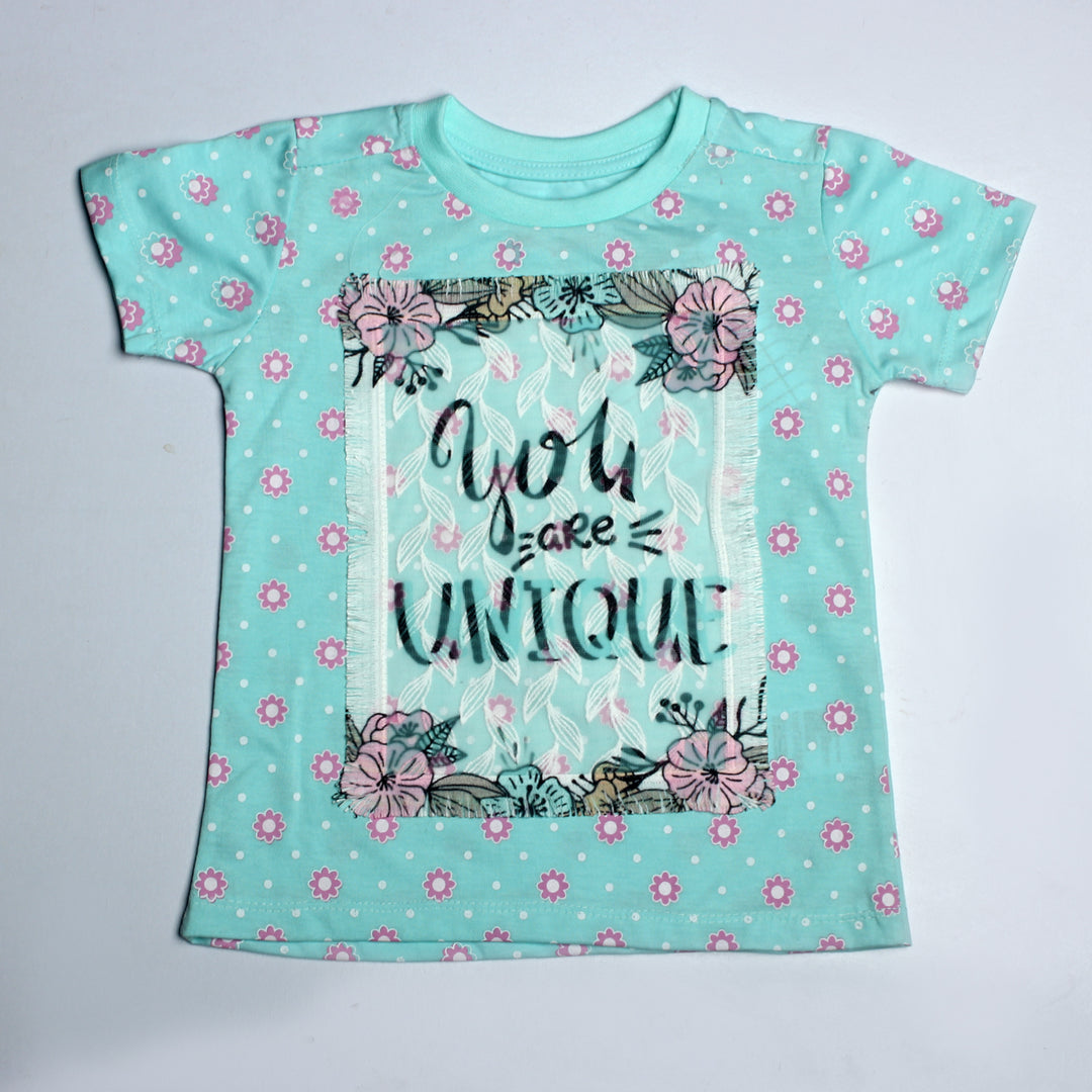 Green You Are Unique Printed T-Shirt - Expo City