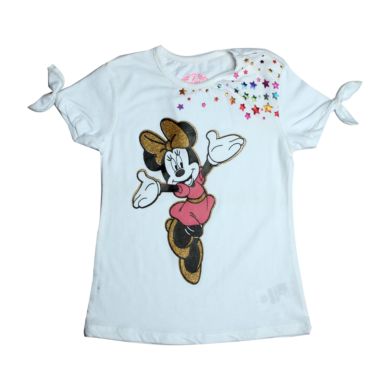 White Mickey Mouse  Printed Top - Expo City