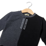 NEW CHARCOAL & BLACK SWEATSHIRT FOR BOYS