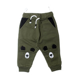 NEW GREEN & BLACK BEAR FACE PRINTED BABA SUIT