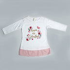 WHITE LOVE IS COLORFUL PRINTED T-SHIRT