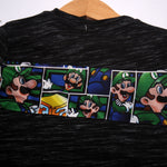 Load image into Gallery viewer, NEW BLACK CARTOON PRINTED FULL SLEEVE T-SHIRT
