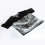 Load image into Gallery viewer, RAW CUTURE BLACK LEAF PRINTED T-SHIRT

