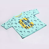 SEA GREEN CALI FOR NIA PRINTED T-SHIRT