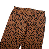 NEW BROWN WITH BLACK DOTS PRINTED TIGHTS FOR GIRLS