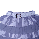 NEW GREY WITH LEAF PRINTED SKIRT FOR GIRLS