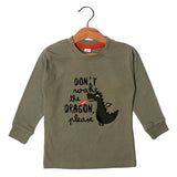 NEW GREEN DRAGON PRINTED T-SHIRT