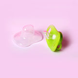 Cuddles Baby Pacifier With Protective Cap Light Green