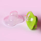 Cuddles Baby Pacifier With Protective Cap Light Green