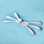Load image into Gallery viewer, Cuddles White Pack of 3 Spoon &amp; Fork Set
