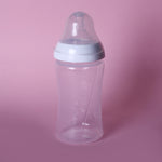 Load image into Gallery viewer, Cuddles Essential Feeding Bottle | 260ml | 90z White Pink &amp; Blue
