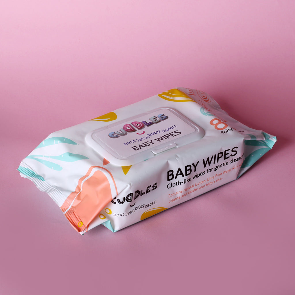 Cuddles Baby Wipes 80 Pcs