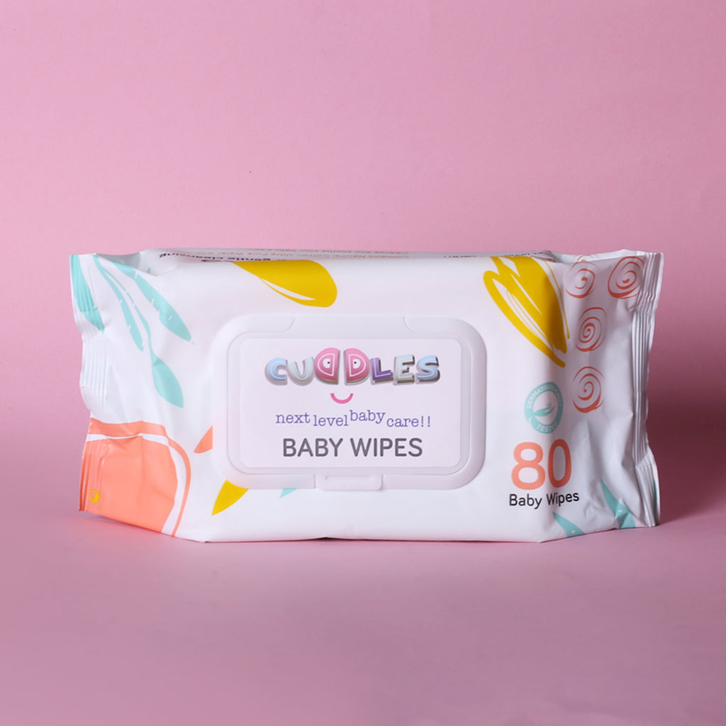 Cuddles Baby Wipes 80 Pcs